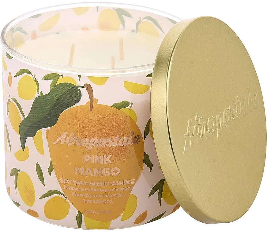 Świeca zapachowa - Aeropostale Pink Mango Fine Fragrance Candle — Zdjęcie N3