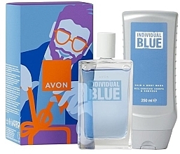 Avon Individual Blue For Him - Zestaw (edt/100ml + sh/gel/250ml)  — Zdjęcie N1