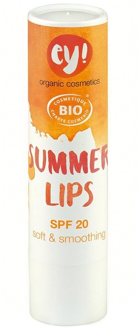 Wygładzający balsam do ust SPF 20 - Ey! Organic Cosmetics Lip Care Soft & Smoothing — Zdjęcie N1