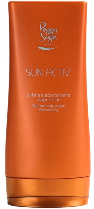 Krem opalizujący do ciała i twarzy - Peggy Sage Sun Active Self-Tanning Cream — Zdjęcie N1