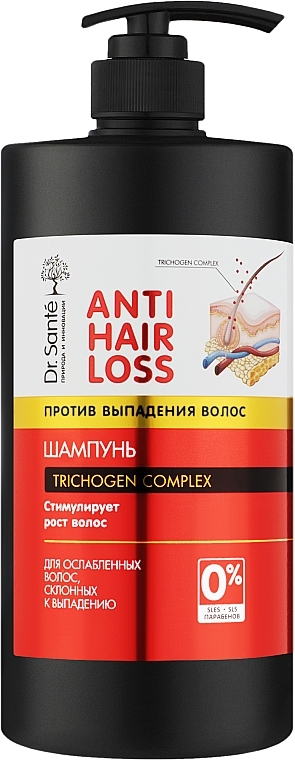 PRZECENA! Szampon przeciw wypadaniu włosów - Dr Sante Anti Hair Loss Shampoo * — Zdjęcie N1