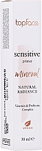 Baza pod makijaż - TopFace Sensitive Primer Mineral Natural Radiance — Zdjęcie N2