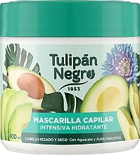 Intensywnie nawilżająca maska do włosów - Tulipan Negro Intensive Moisturizing Hair Mask — Zdjęcie N1