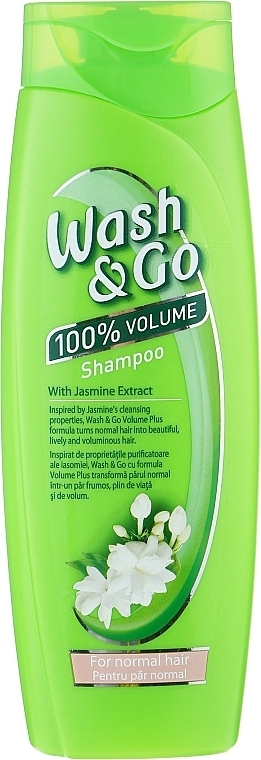 Szampon do włosów normalnych z ekstraktem z jaśminu - Wash&Go — Zdjęcie N2