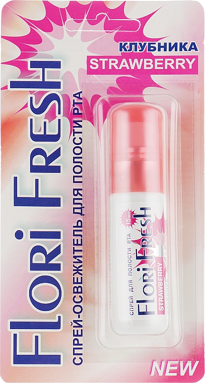 Truskawkowy spray do ust - Flori Spray