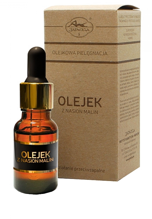 PRZECENA! Olejek z nasion malin - Jadwiga Raspberry Seed Oil * — Zdjęcie N1