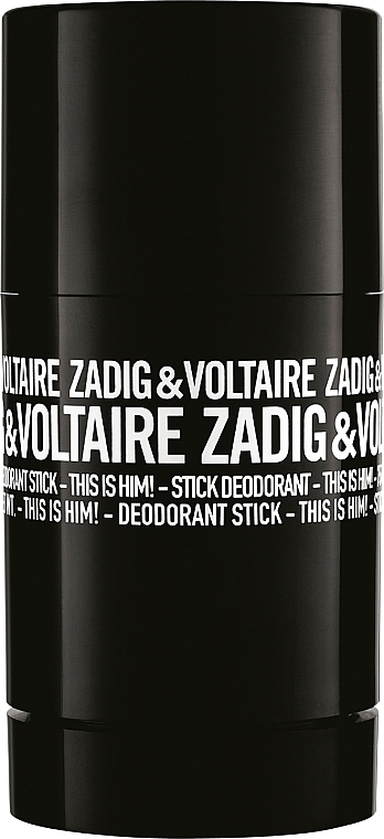 Zadig & Voltaire This Is Him! - Perfumowany bezalkoholowy dezodorant w sztyfcie dla mężczyzn — Zdjęcie N1