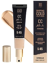 Podkład w płynie - Sosu Cosmetics Dripping Gold CC Me In Foundation SPF45 — Zdjęcie N1