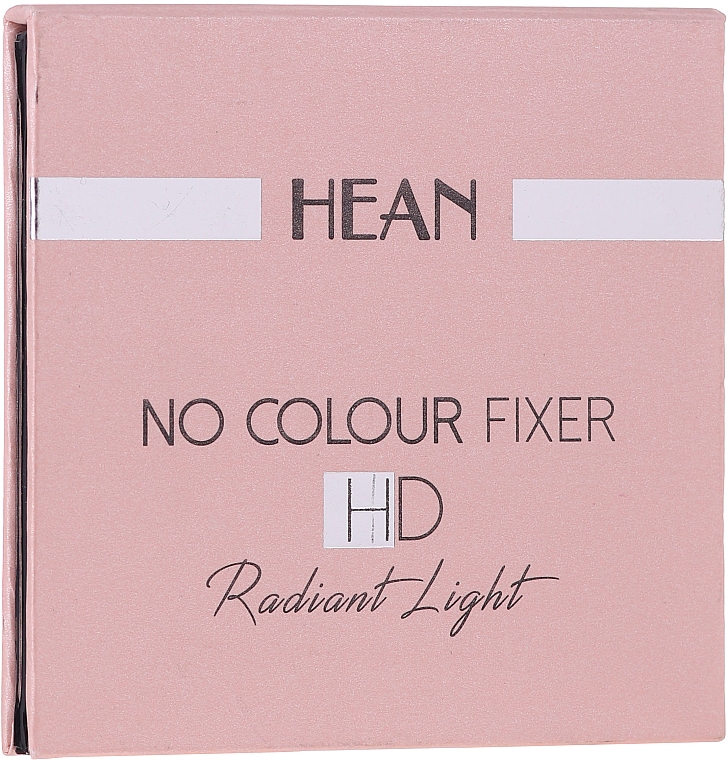 Pyłek do twarzy - Hean No Colour Fixer HD Compact Powder — Zdjęcie N1