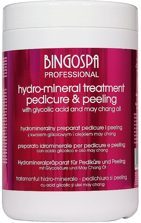 Hydromineralny preparat do stóp - BingoSpa Mineral Treatment Pedicure & Peeling — Zdjęcie N1