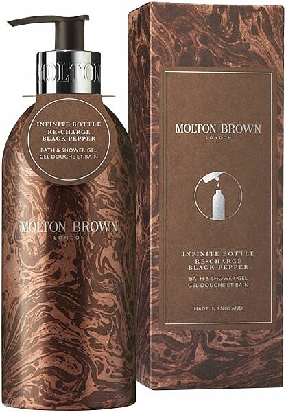 Molton Brown Re-Charge Black Pepper Infinite Bottle Limited Edition - Żel do kąpieli i pod prysznic — Zdjęcie N1