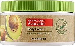 Krem do ciała z ekstraktem z awokado - The Saem Natural Daily Avocado Body Cream — Zdjęcie N1