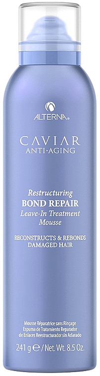 Pianka do włosów - Alterna Caviar Anti-Aging Restructuring Bond Repair leave-in treat Mousse — Zdjęcie N2