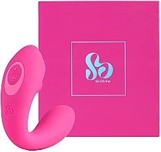 Stymulator punktu G, różowy - So Divine Pearl Vibe 2 In 1 G-Spot & Suction Stimulator — Zdjęcie N1