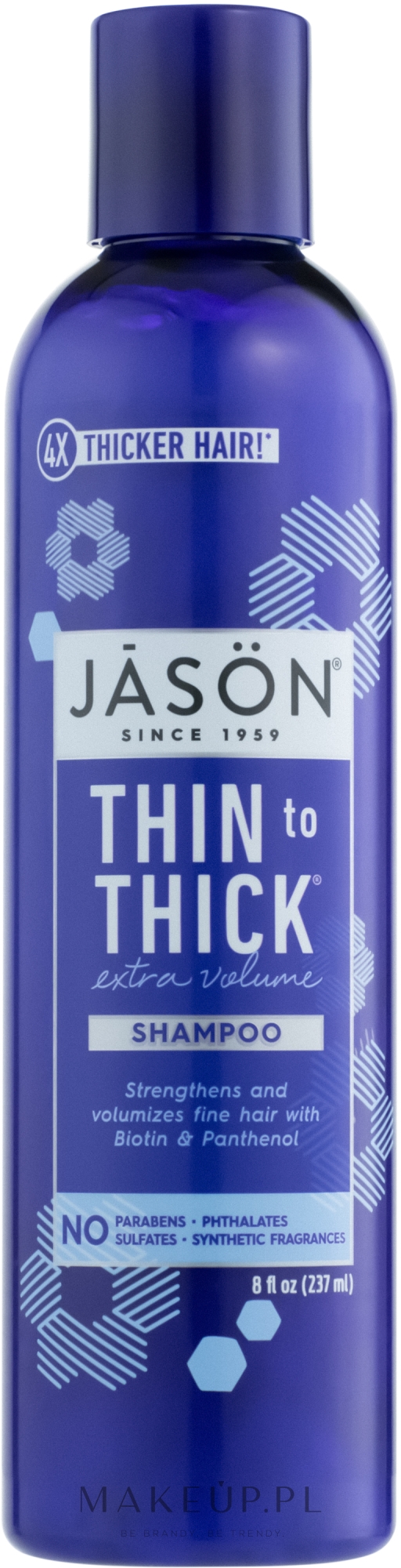 Szampon do włosów Od cienkich do grubych - Jason Natural Cosmetics Thin-to-Thick Shampoo — Zdjęcie 237 ml