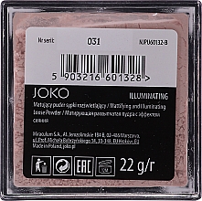 Sypki puder rozświetlający - Joko Illuminating Loose Powder — Zdjęcie N2