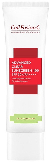 Zestaw - Cell Fusion C Advanced Clear Sunscreen 100 SPF 50/PA+++ (cr/2x35ml) — Zdjęcie N2