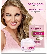 Zestaw - Dermacol Collagen+I (d/f/cr/50ml + f/mask/1pcs) — Zdjęcie N1