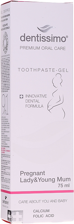 Żel-pasta do zębów dla kobiet w ciąży i młodych matek - Dentissimo Pregnant Lady & Young Toothpaste-Gel — Zdjęcie N1