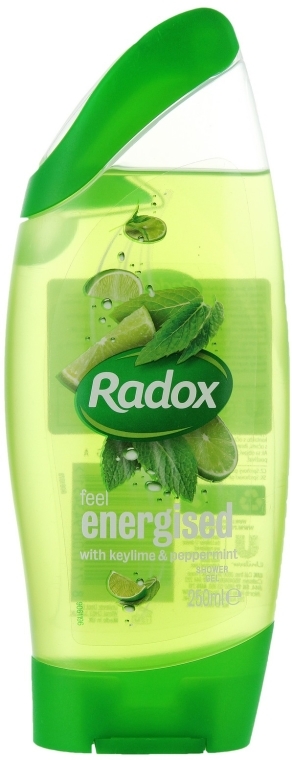 Energizujący żel pod prysznic Limonka i mięta pieprzowa - Radox Feel Energised Shower Gel