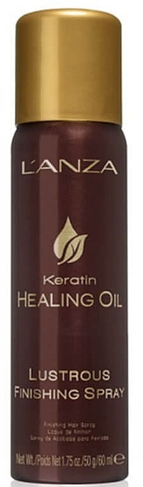 Utrwalający spray do włosów z keratyną - L'anza Keratin Healing Oil Lustrous Finishing Spray