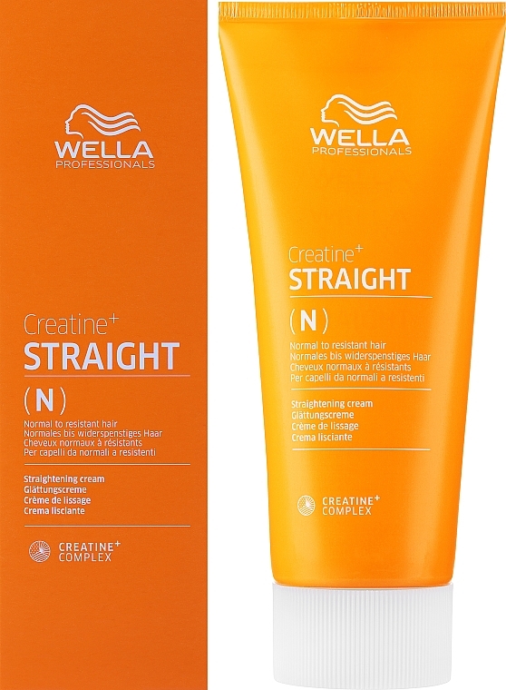 Krem prostujący do włosów normalnych i niesfornych - Wella Professionals Creatine+ Straight N — Zdjęcie N2