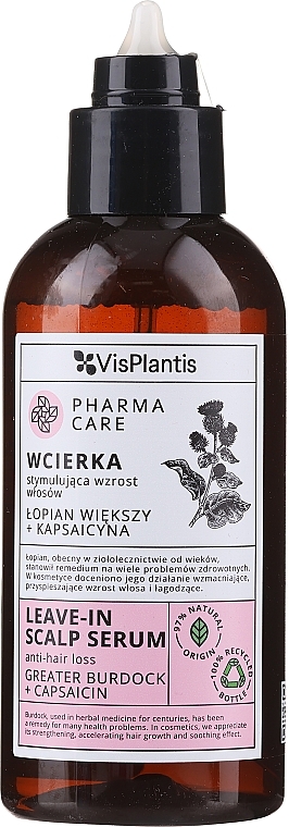 PRZECENA! Balsam stymulujący wzrost włosów Łopian większy + kapsaicyna - Ecarla * — Zdjęcie N2