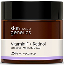 Kup Rewitalizujący krem ​​przeciwzmarszczkowy - Skin Generics Vitamin F + Retinol Cell Boos Antiaging Cream