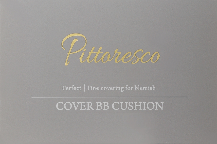 Cushion do twarzy o półmatowym wykończeniu - Pittoresco Cover BB Cushion — Zdjęcie N2