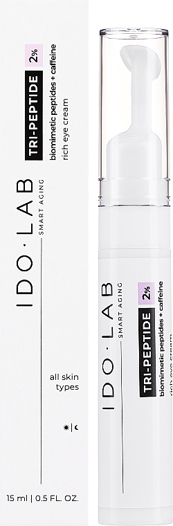 Krem pod oczy - Idolab Tri-Peptide 2% Rich Eye Cream