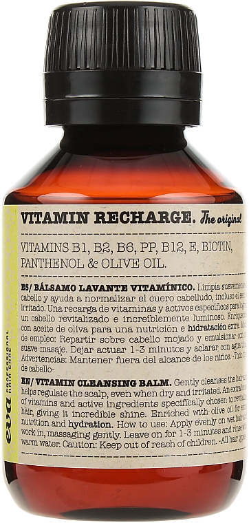 Szampon witaminowy - Eva Professional Vitamin Recharge Cleansing Balm Original