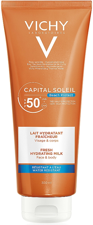 Przeciwsłoneczne mleczko do ciała na dzień SPF 50 - Vichy Capital Soleil Beach Protect Multi Protection Milk