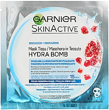 Intensywnie nawilżająca maseczka do twarzy w płachcie - Garnier Skinactive Hydra Bomb Tissue Mask — Zdjęcie N1