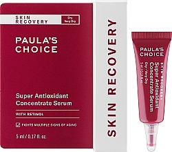 Antyoksydacyjne serum do twarzy - Paula's Choice Skin Recovery Super Antioxidant Concentrate Serum Travel Size — Zdjęcie N2