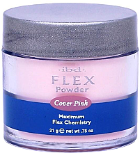 Akrylowy puder różowy - IBD Spa Flex Powder Cover Pink — Zdjęcie N2