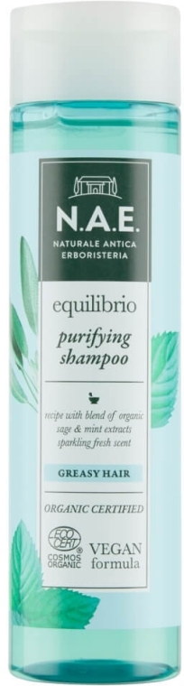Oczyszczający szampon do włosów tłustych - N.A.E. Equilibrio Purifying Shampoo