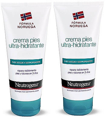 Zestaw - Neutrogena Norwegian Formula Nourishing Foot Cream (f/cr/2x100ml) — Zdjęcie N1