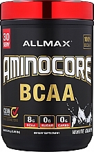 Aminokwasy BCAA z witaminami, białe winogrona - AllMax Nutrition Aminocore BCAA — Zdjęcie N1