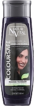 Odżywka do włosów farbowanych wzmacniająca ich kolor - Natur Vital Coloursafe Henna Hair Mask Black Hair — Zdjęcie N1