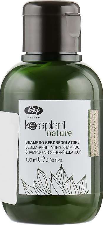 Szampon do włosów przetłuszczających się - Lisap Keraplant Nature Sebum-Regulating Shampoo — Zdjęcie N1