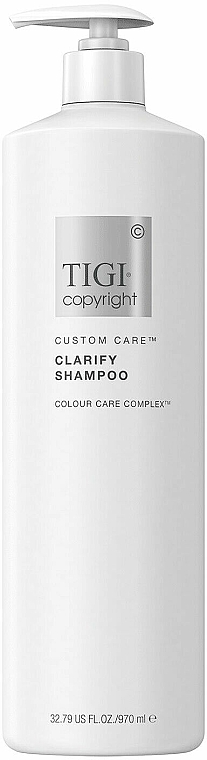 Oczyszczający szampon do włosów - Tigi Copyright Custom Care Clarify Shampoo — Zdjęcie N1