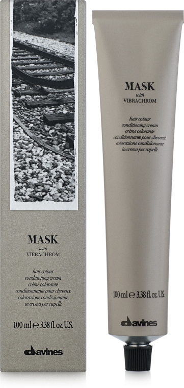 Pielęgnująca farba do włosów - Davines Mask with Vibrachrom Hair Color Conditioning Cream