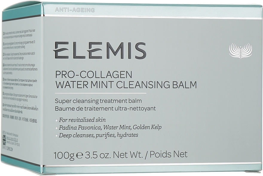 Balsam do mycia	twarzy - Elemis Pro-Collagen Water Mint Cleansing Balm — Zdjęcie N3