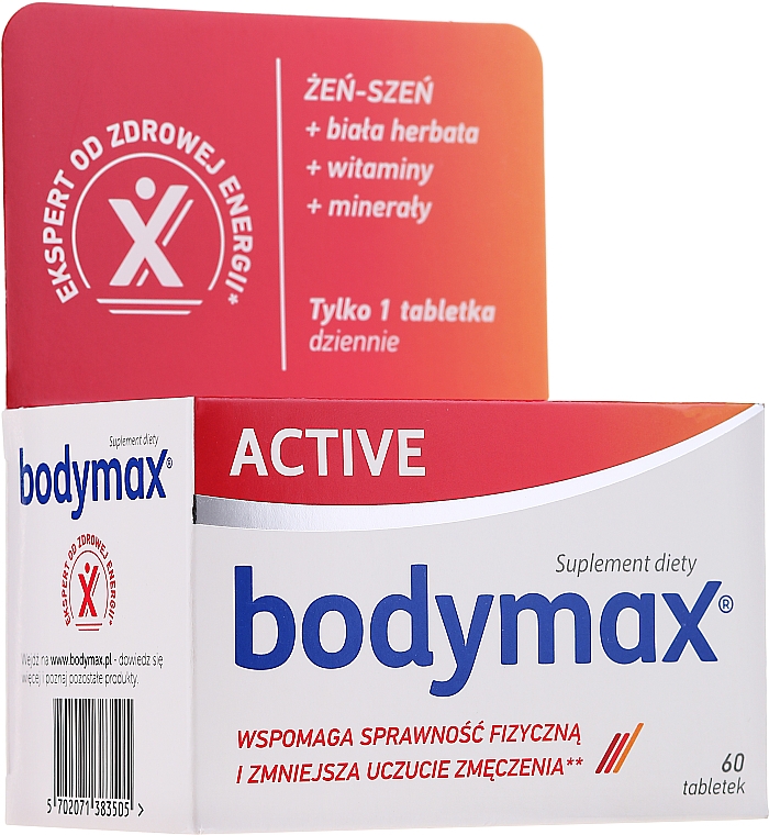 Suplement diety dla aktywnych fizycznie - Bodymax Active — Zdjęcie N1