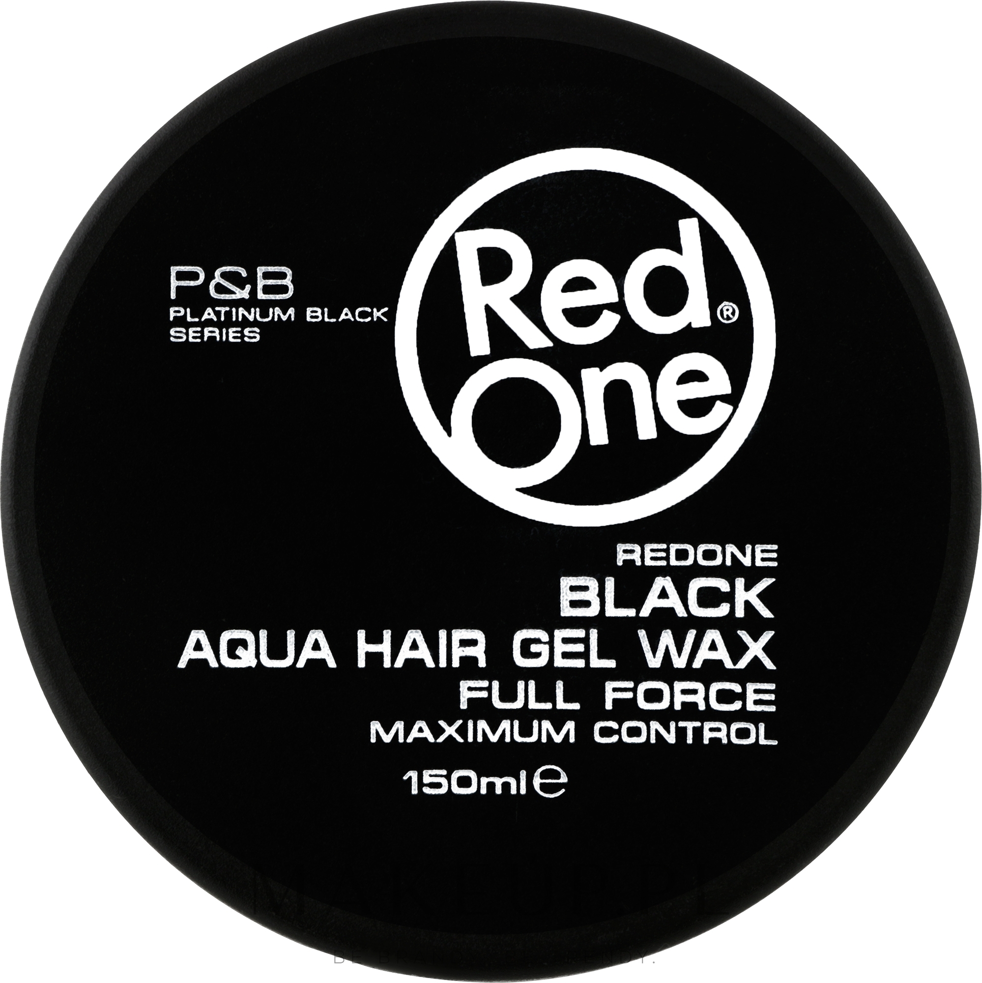 Wosk do włosów na bazie wody - Red One Aqua Hair Gel Wax Full Force Black — Zdjęcie 150 ml