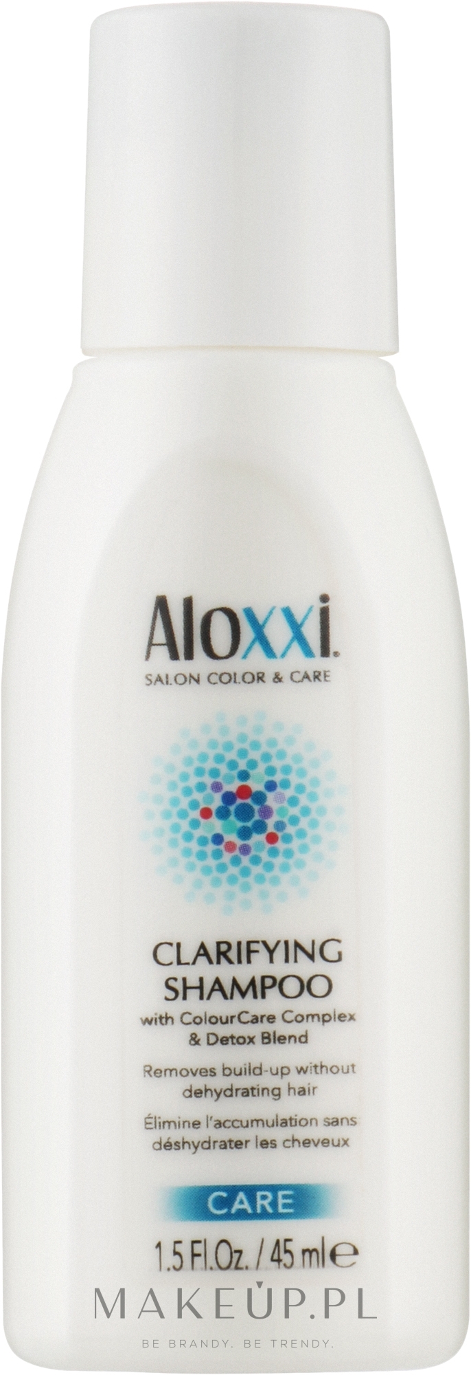 Oczyszczający szampon do włosów Detox - Aloxxi Clarifying Shampoo (mini) — Zdjęcie 45 ml