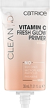 Rozświetlająca baza pod makijaż z witaminą C - Catrice Clean ID Vitamin C Fresh Glow Primer — Zdjęcie N2