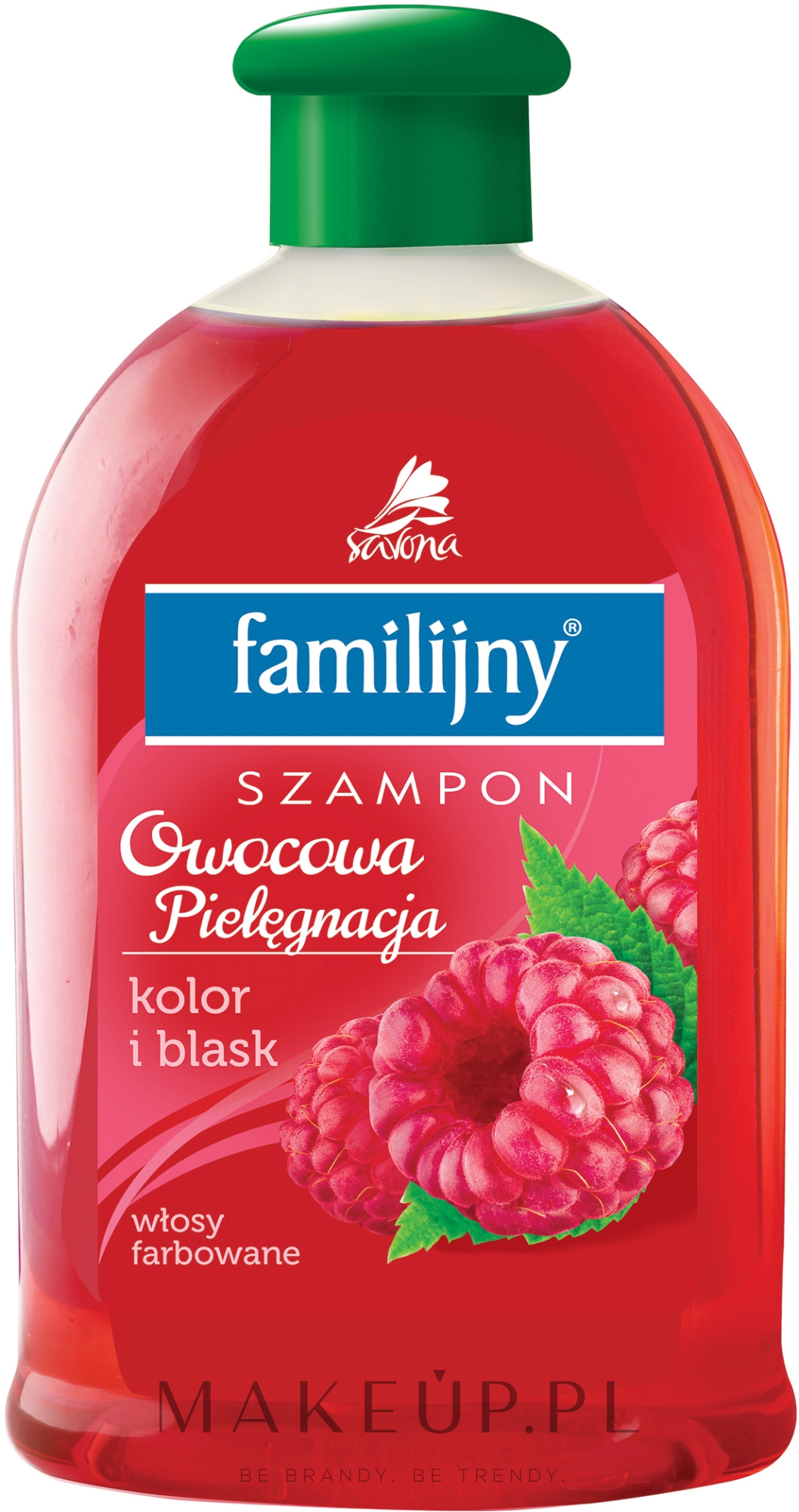 Familijny szampon do włosów farbowanych Owocowa pielęgnacja Kolor i blask - Pollena Savona Familijny  — Zdjęcie 500 ml
