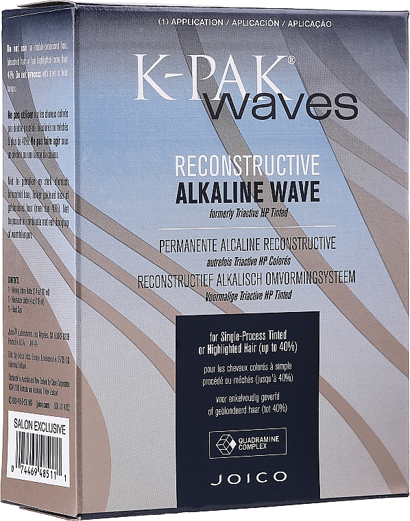 Alkaliczny zestaw do kręcenia włosów - Joico K-Pak Reconstructive Alkaline Wave T/H — Zdjęcie N1