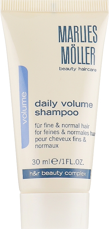 PRZECENA! Szampon do codziennej pielęgnacji zwiększający objętość włosów - Marlies Moller Volume Daily Shampoo * — Zdjęcie N1